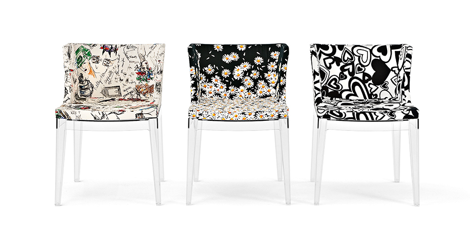 Design stol af Kartell, design Philippe Starck
