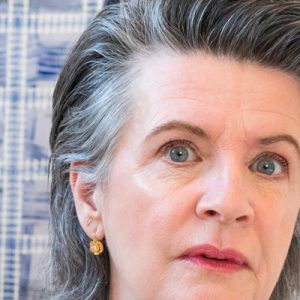 Diarama stentøj af Hella Jongerius for Mutina i en kontorreception