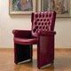 Empire leather armchair Mascheroni