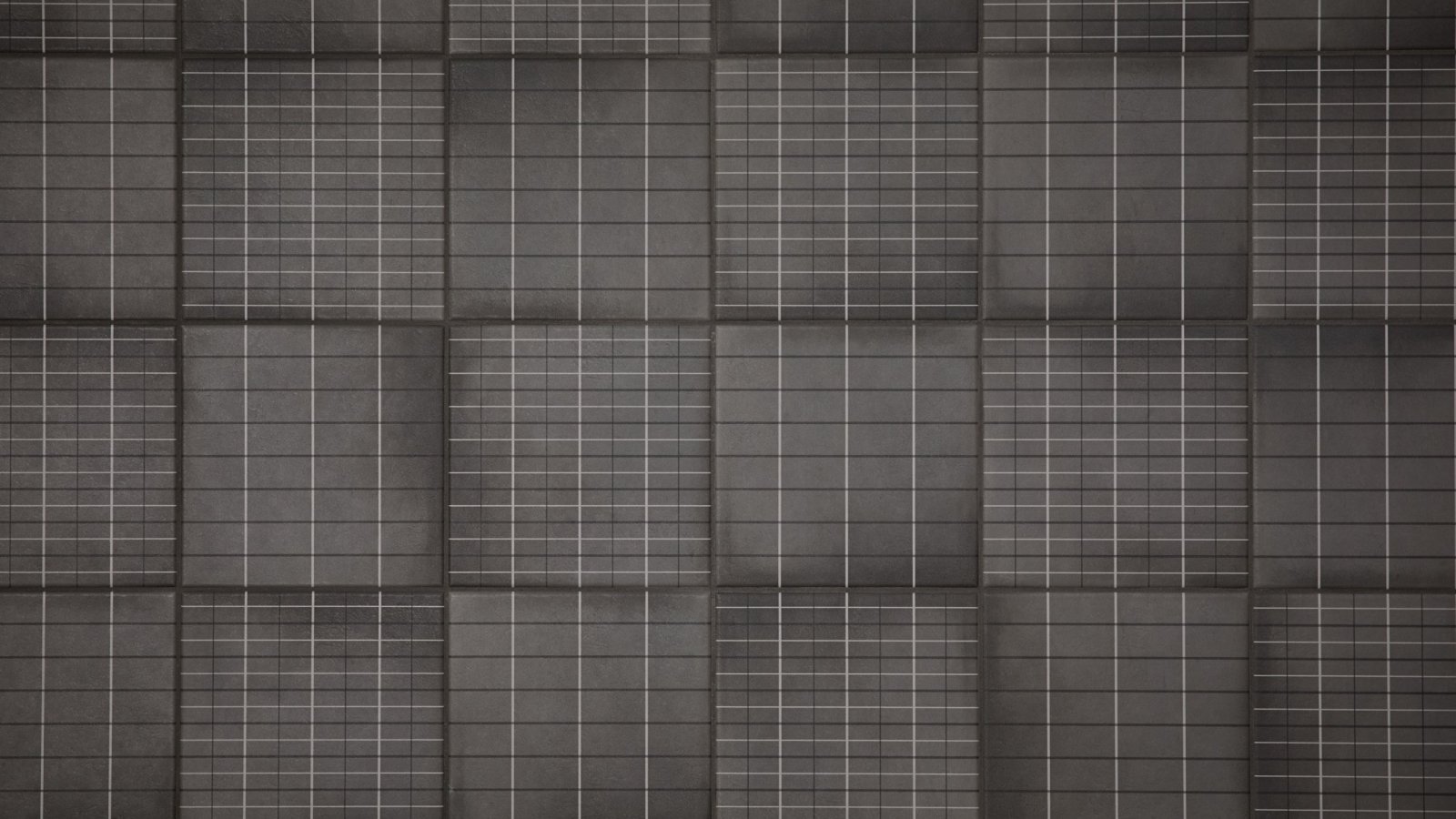 Badevaeg i Aurore Charcoal Grid L fra Mutina