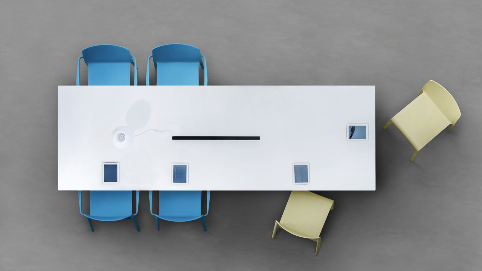 Højbord Arki-Table ARKW107 fra Pedrali på 107 cm til stående møder