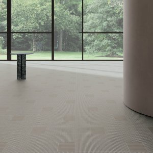 Porcellanato-overflade Fringe fra Mutina med graverede segmenter