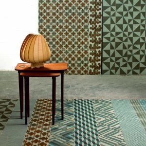 Direktionsbad med Azulej patchwork