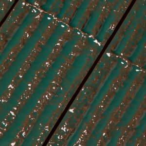Keramisk lambrisering i Chamotte Mono og Linea