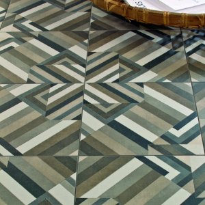 Detalje af Azulej moensteret Gira fra Mutina