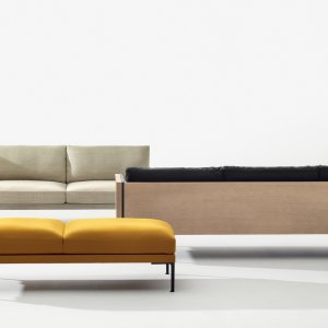 Modulær Steeve sofa fra Arper i et loungeområde