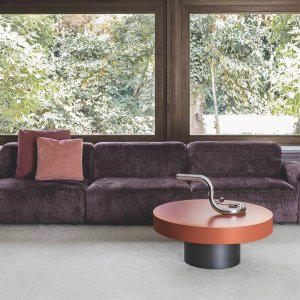 Modulsofa Cloud fra Flexteam på 375 cm i lyst bouclé-stof