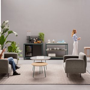 No-print-glasplade på et Fluido-modul fra Martex