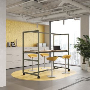 Be.1 stel i hvid RAL 9010