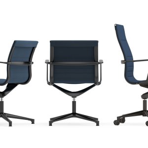 Una Executive i profil med synlige syninger