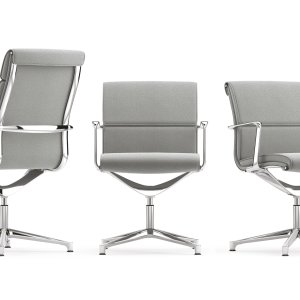 Læderbetræk med velcro på armlænet af Una Chair
