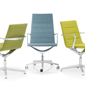 Lukkede aluminiumsarmlæn på Valea Chair
