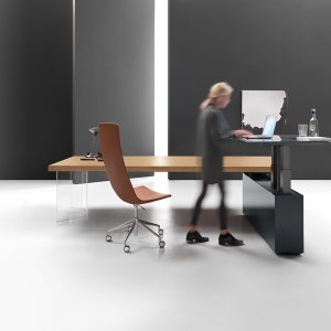 Kyo skrivebord i klassisk eg finér