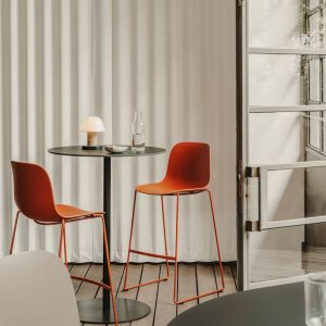 Stablede Seela-stole ved siden af salen