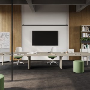 Detalje af det trapezformede 5th Element-ben 58 x 50 mm med nylon-endekappe