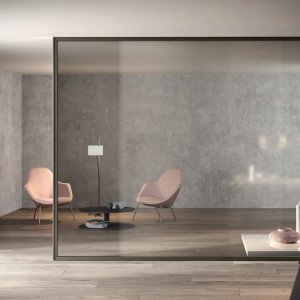 Skillevægge Simple Bold fra Luconi i dobbelt glas