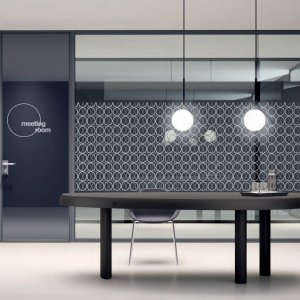 Giano container med skuffe og glasbund på Simple Bold