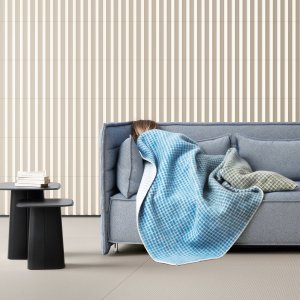Rombini-lister i mat White og Grey