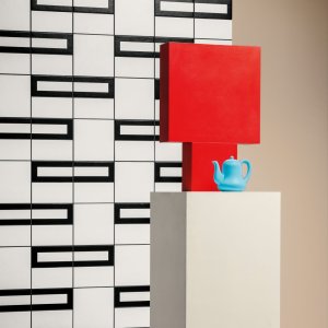 Mønster Rhombus Black fra kollektionen Mattonelle Margherita fra Mutina