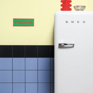 Ensfarvet flise Marghe Blue, Mattonelle Margherita fra Mutina