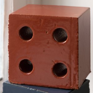 Bloc Blue blok i blank glasur