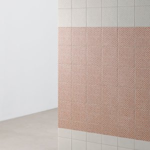Moenster Grainy White fra Tape Mutina paa hvid base