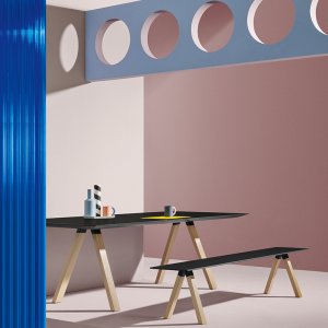 Tynd kant på 6 mm kompaktlaminat på Arki-Table
