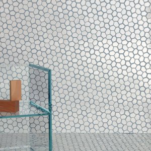Gulv i Botanica mat mosaik fra Mutina