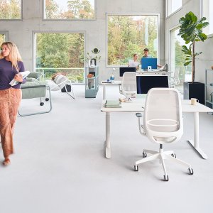 Femzonesæde på se:kit med afrundet forkant og 60 mm komfortpolstring
