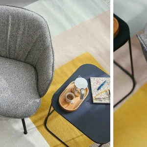 Ryglæsfri se:café bench på 1.600 mm i et pauserum