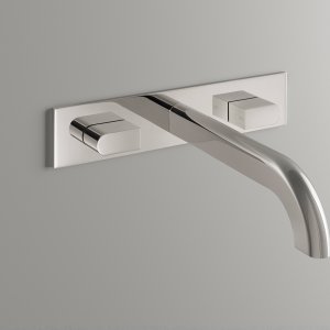 Designarmaturer Sixty fra CEA Design i Black Ivory med marmorvask