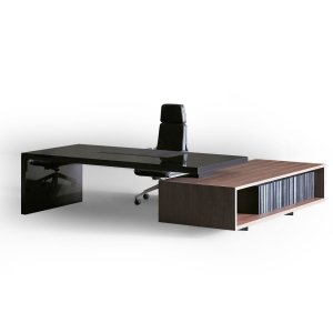 Asymmetrical fra Tecno, design Piero Lissoni, på et direktørkontor