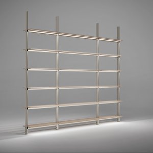 Detalje af den forgrenede aluminiumstruktur paa Cosmos