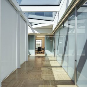 Enkeltglas W80 væg med glas i yderplan