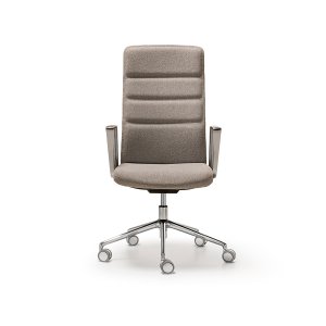 Chefstol That’s it Executive med 4D-armlæn i sort polypropylen