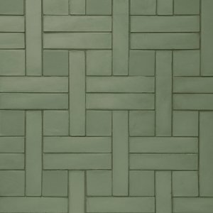 Udendørs gulv i Weaving i tonen Green