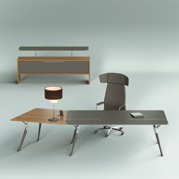 Codutti direktionsbord i ægte materialer