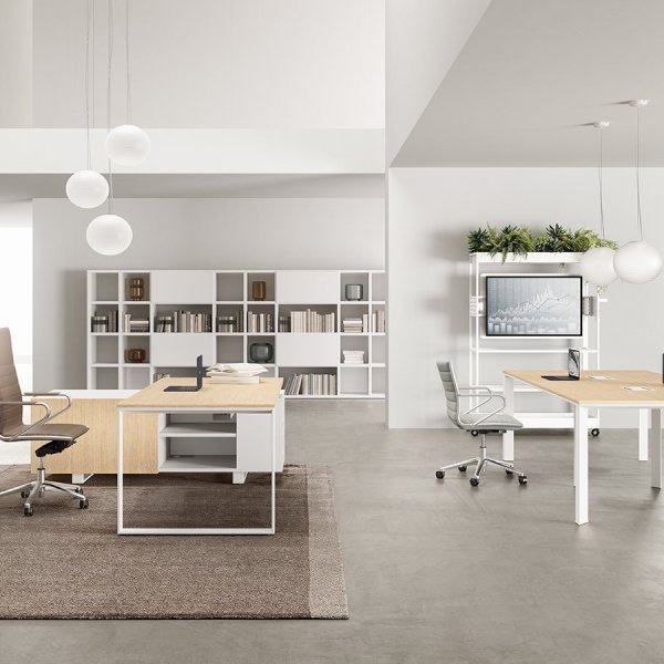 Kontor med ergonomiske DVO Office arbejdspladser, WELL-certificeret