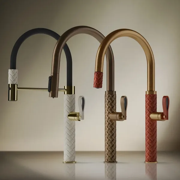 Gessi bruser i private wellness-stil i et roligt badeværelse