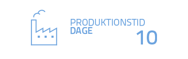 produktionstid 10 dage