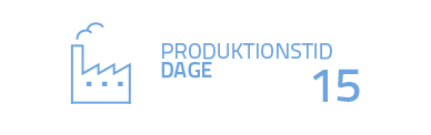 produktionstid 15 dage