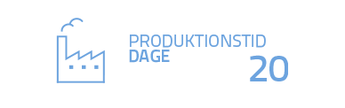 produktionstid 20 dage